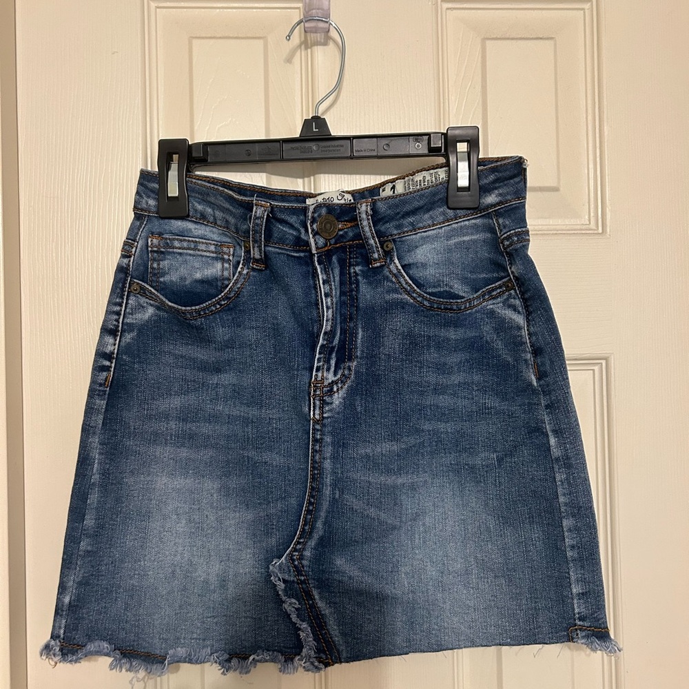 Indigo Rein Jean Skirt